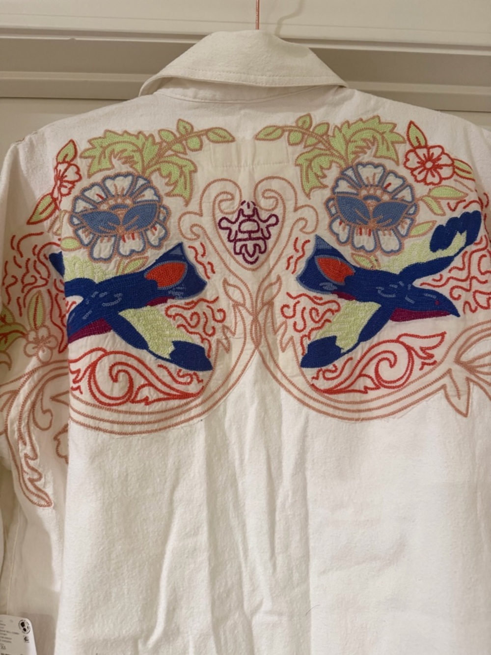 Free People We the Free Take Flight Embroidered Shirt- Sold Out - Picture 8 of 9